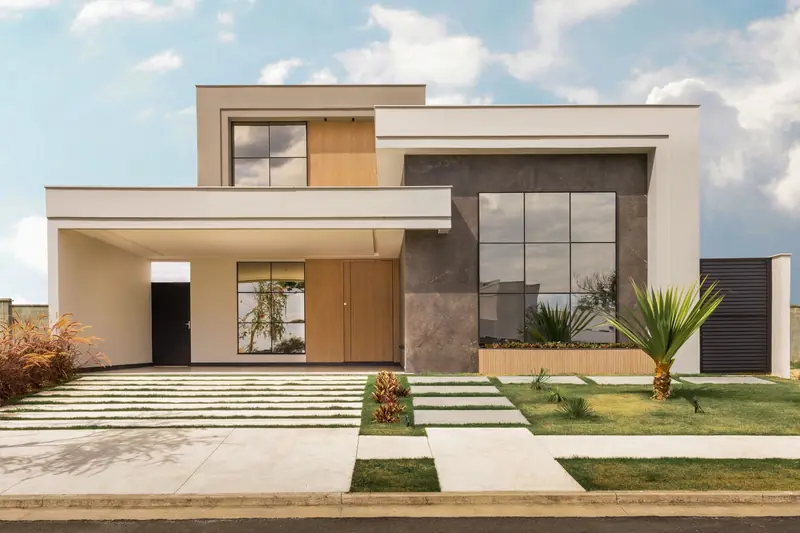 Modern home exterior